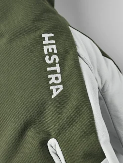 Army Leather Heli Ski 3-Finger Skihandsker