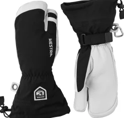 Army Leather Heli Ski 3-Finger Skihandsker