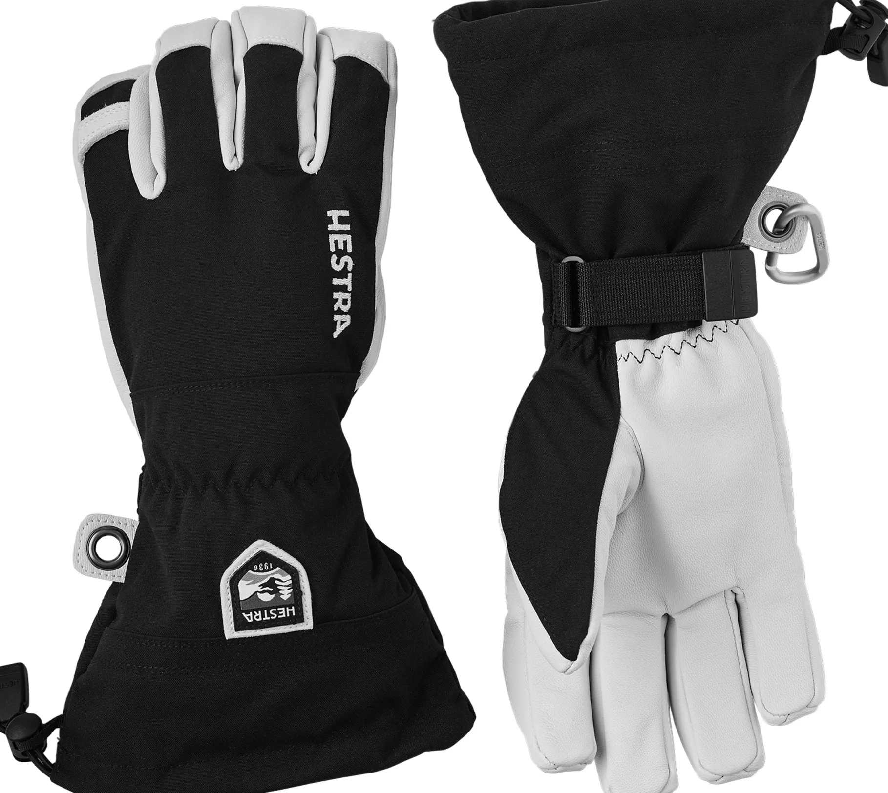 Army Leather Heli Ski Skihandsker