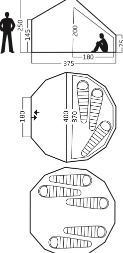 Asgard 12.6 Technical Cotton, 6-Personers Bomuldstelt