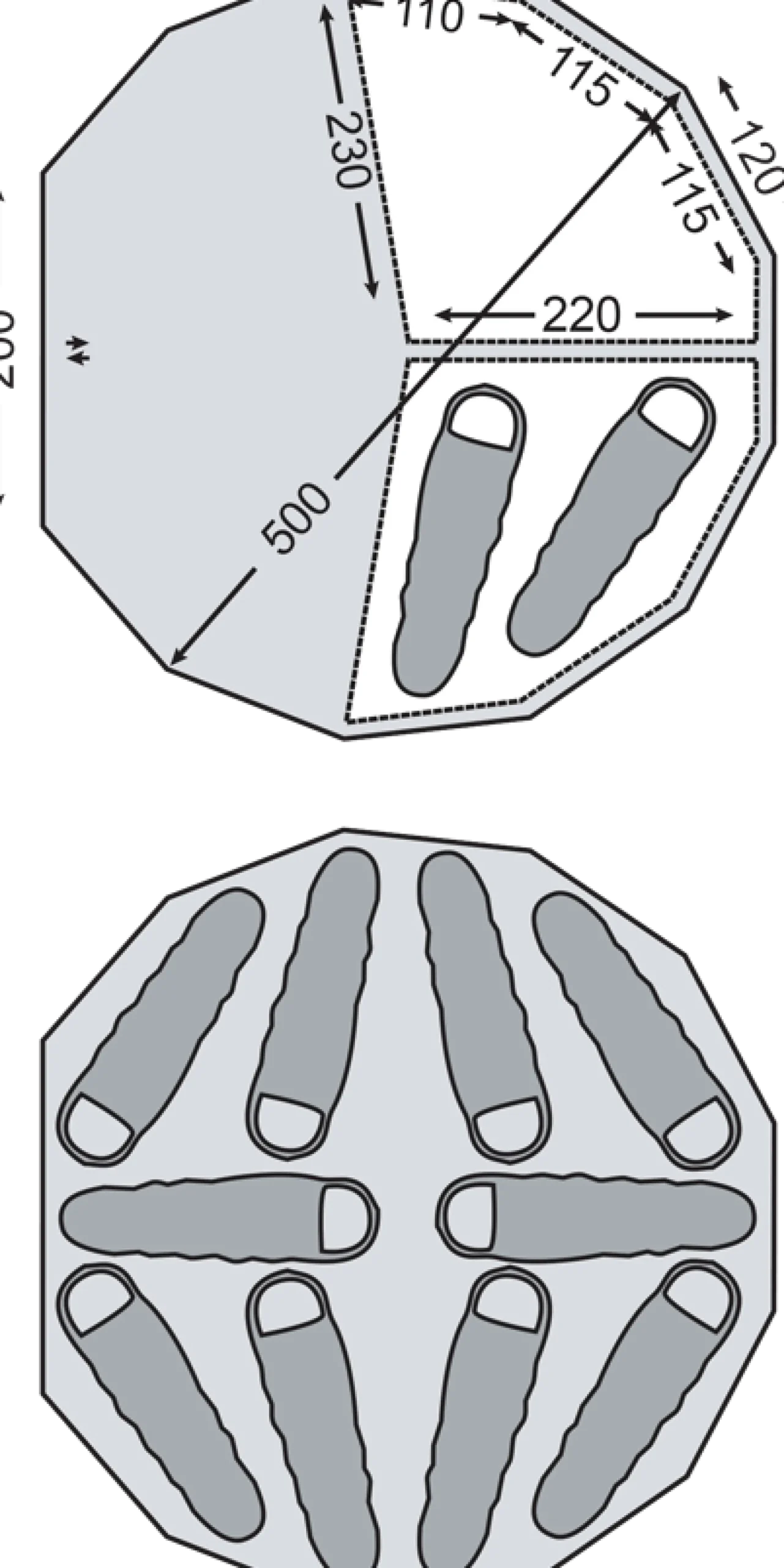 Asgard 19.6 Zip-In Floor, Bund