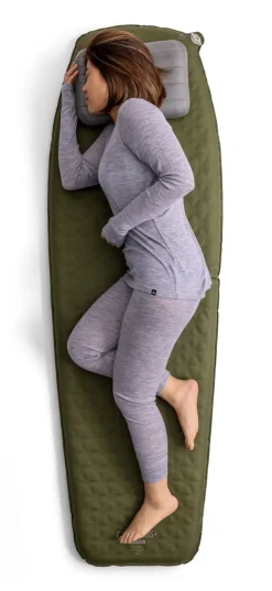 Camp Plus SI Mat Regular Rectangular Wide Selvoppustende Liggeunderlag