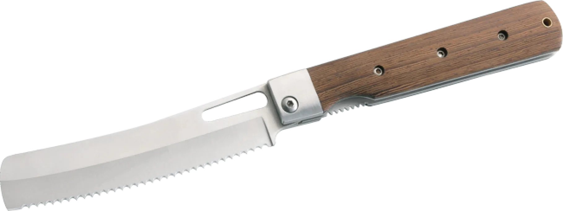 Camping Bread Knife Tagayasan Wood Foldekniv