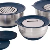 Chef Bowl Set with Lids & Graters