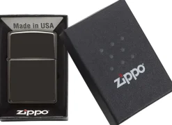 Classic High Polish Black Lighter