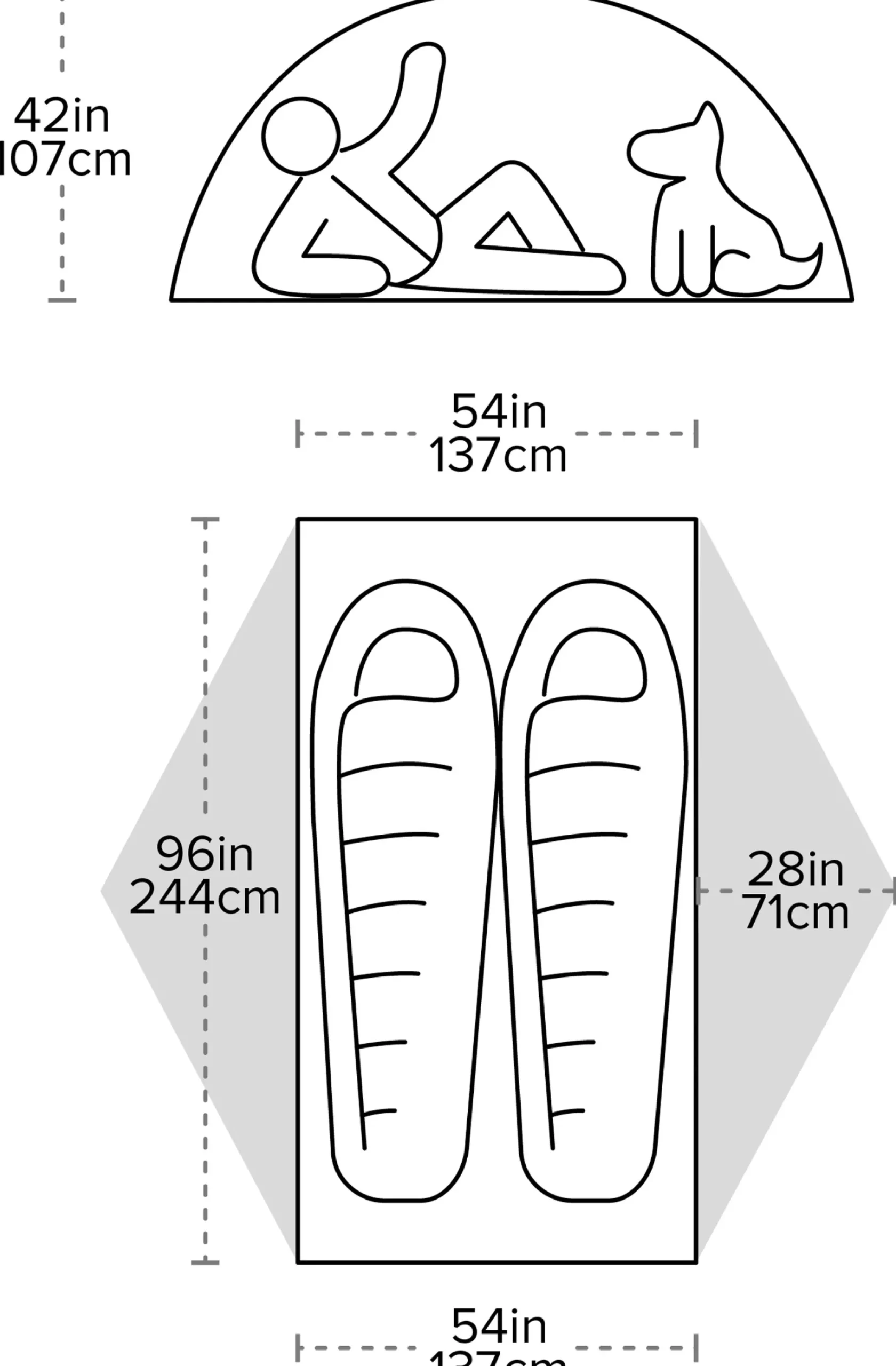 Copper Spur UL2 XL, 2-Personers Telt