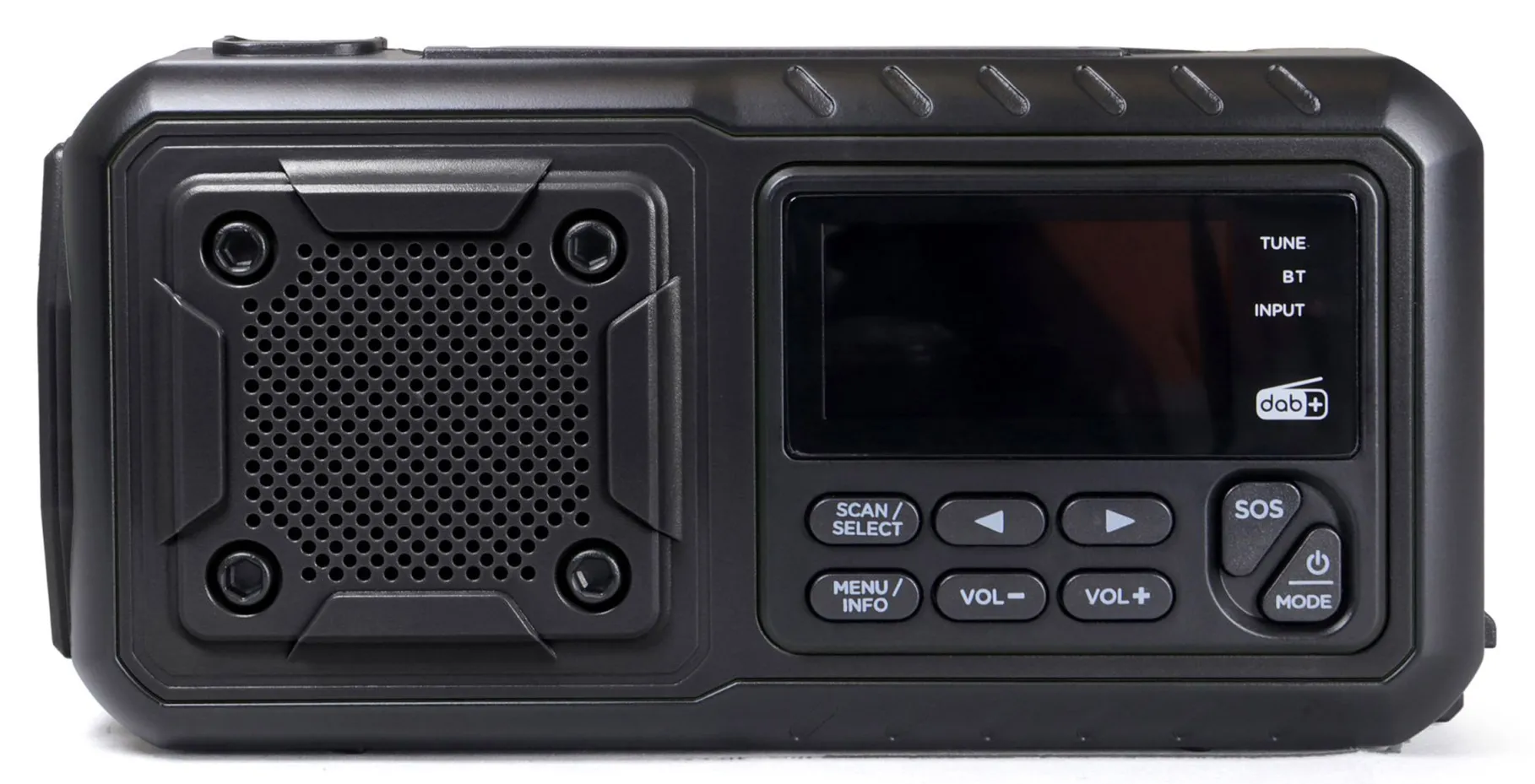 Crank Radio Multi DAB+ Nødradio med Håndsving