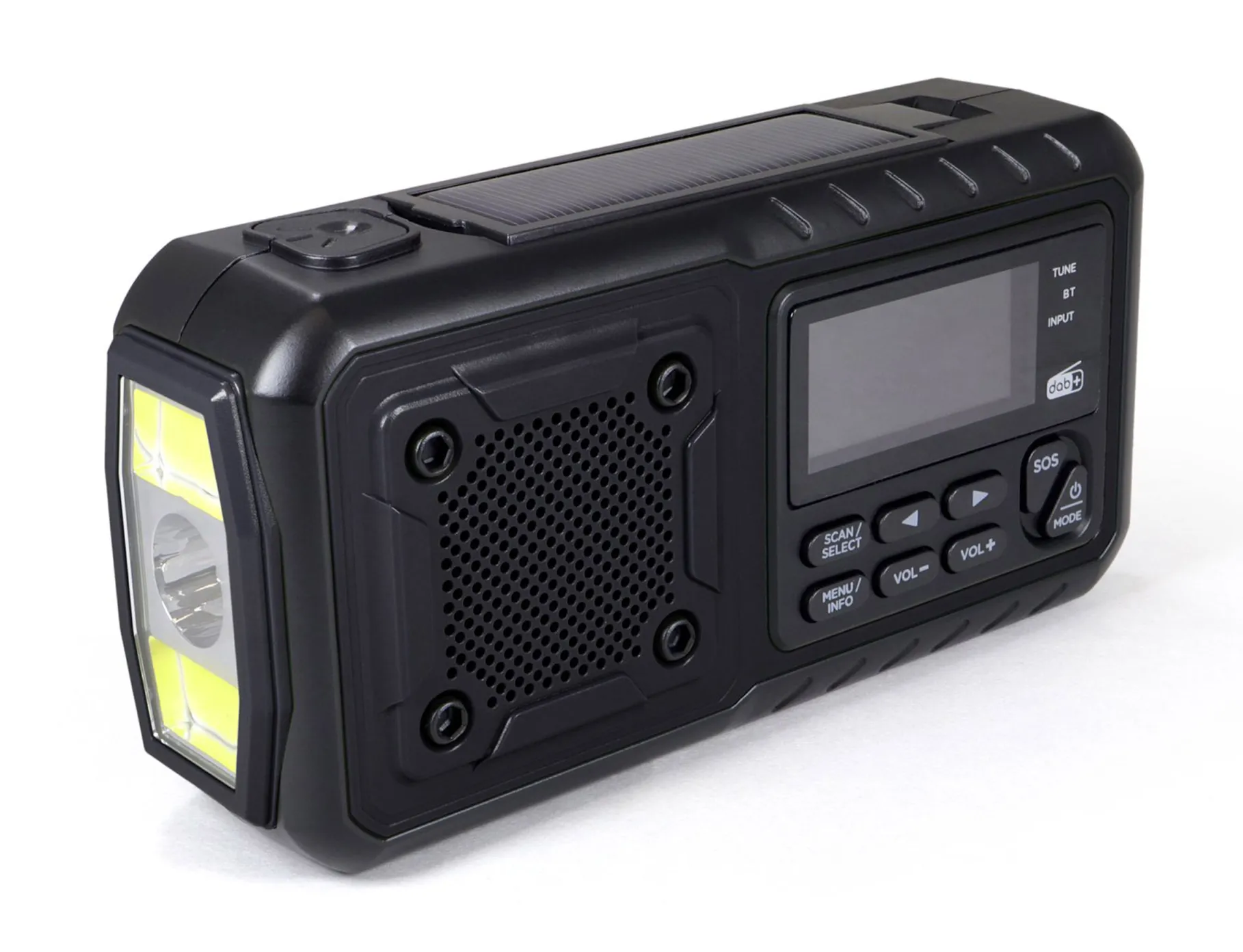 Crank Radio Multi DAB+ Nødradio med Håndsving