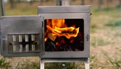 Fastfold Ultralight Backpack Titanium Camping Stove
