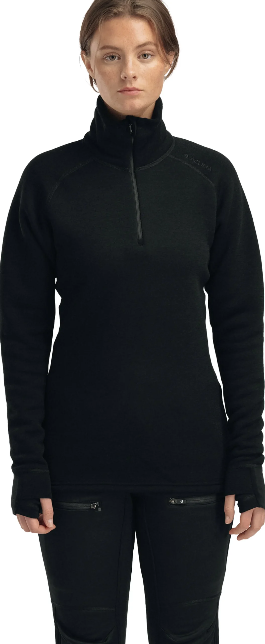FleeceWool v2 Polo with Zip Dame