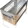 Foldable Stainless Steel Stove w/Pipe