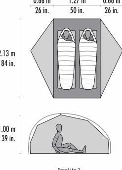 FreeLite 2 Ultralight, 2-Personers Telt
