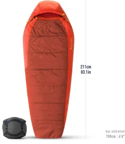 Hamelin Synthetic Sleeping Bag -9C/15F Long Fibersovepose