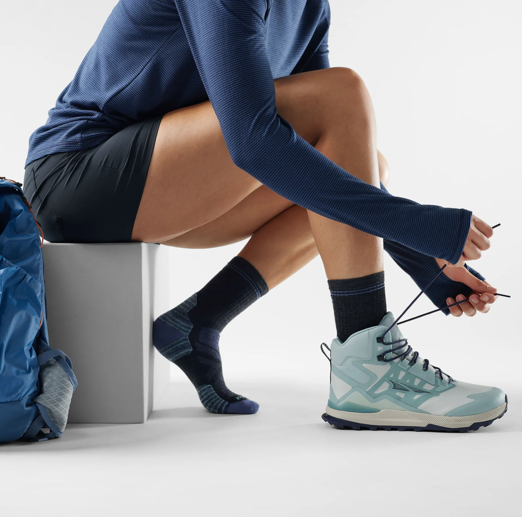 Hike Targeted Cushion Mid Crew Sokker Dame