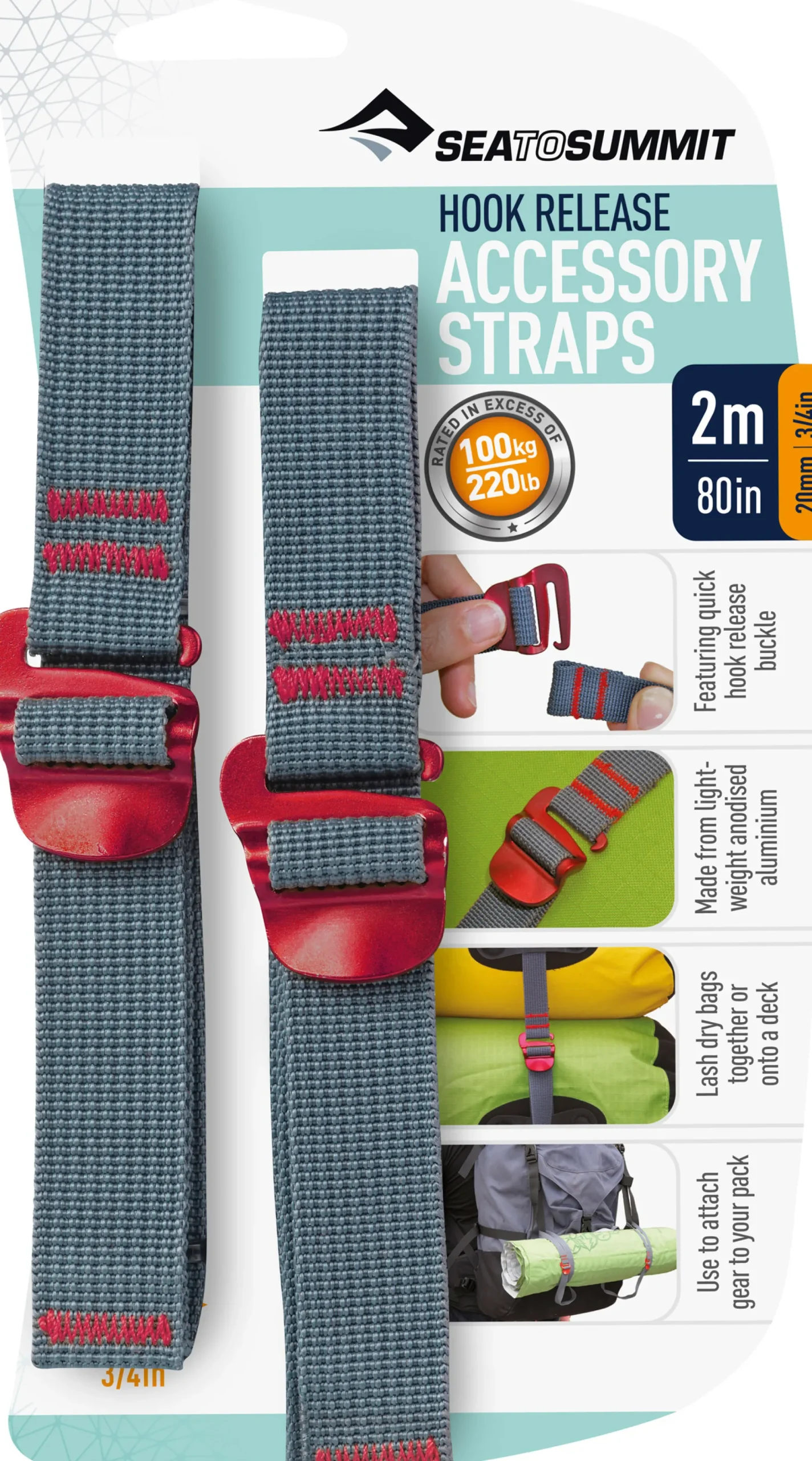 Hook Release Acc Straps 2 m / 20 mm