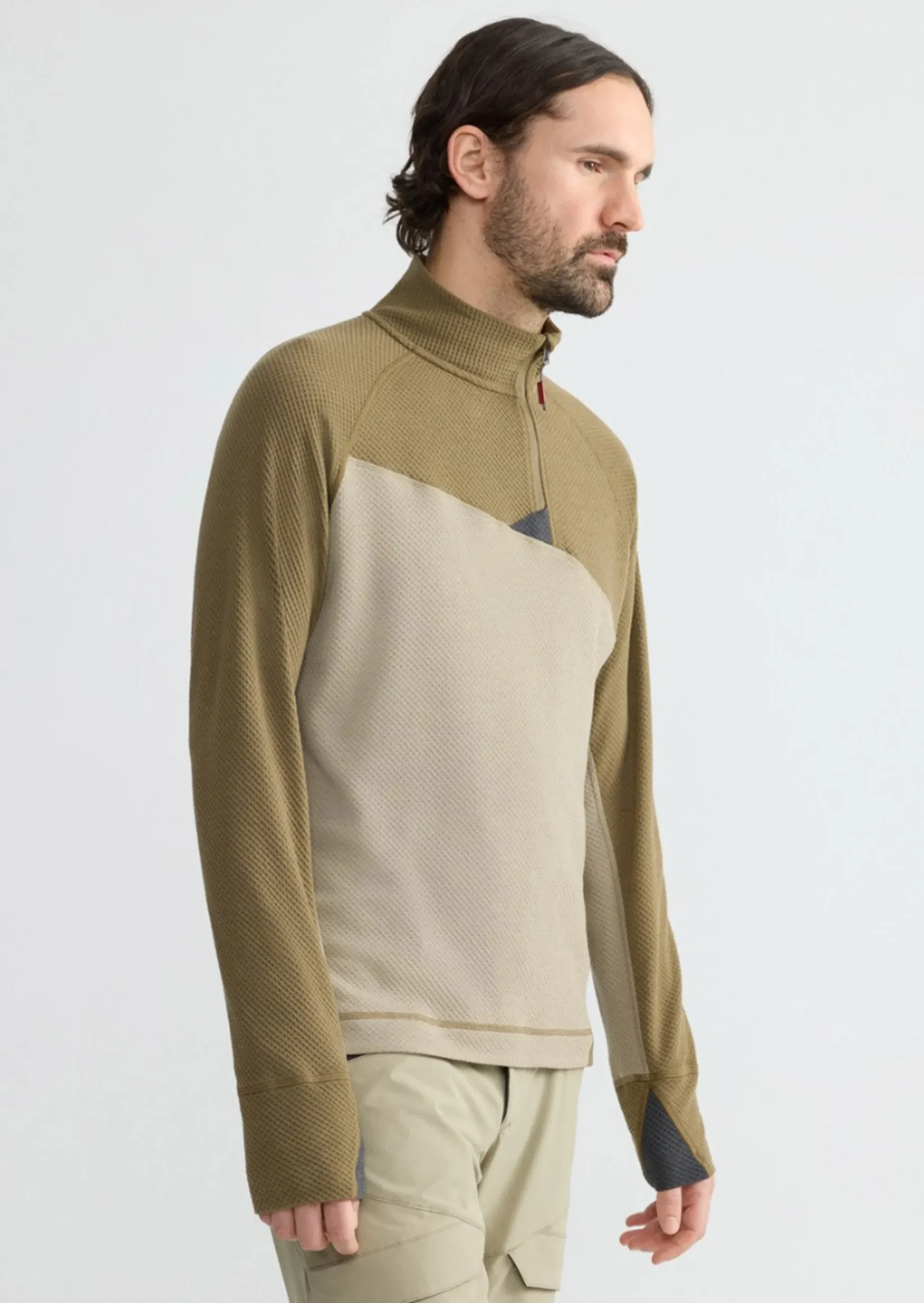 Huge Half Zip Sweater Herre