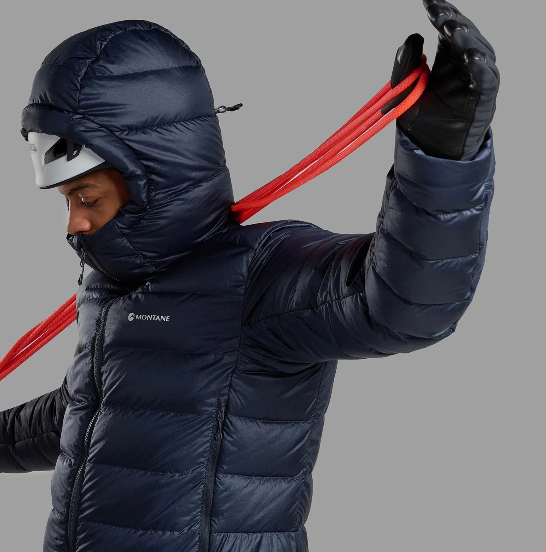 Kamen Hooded Down Jacket Herre