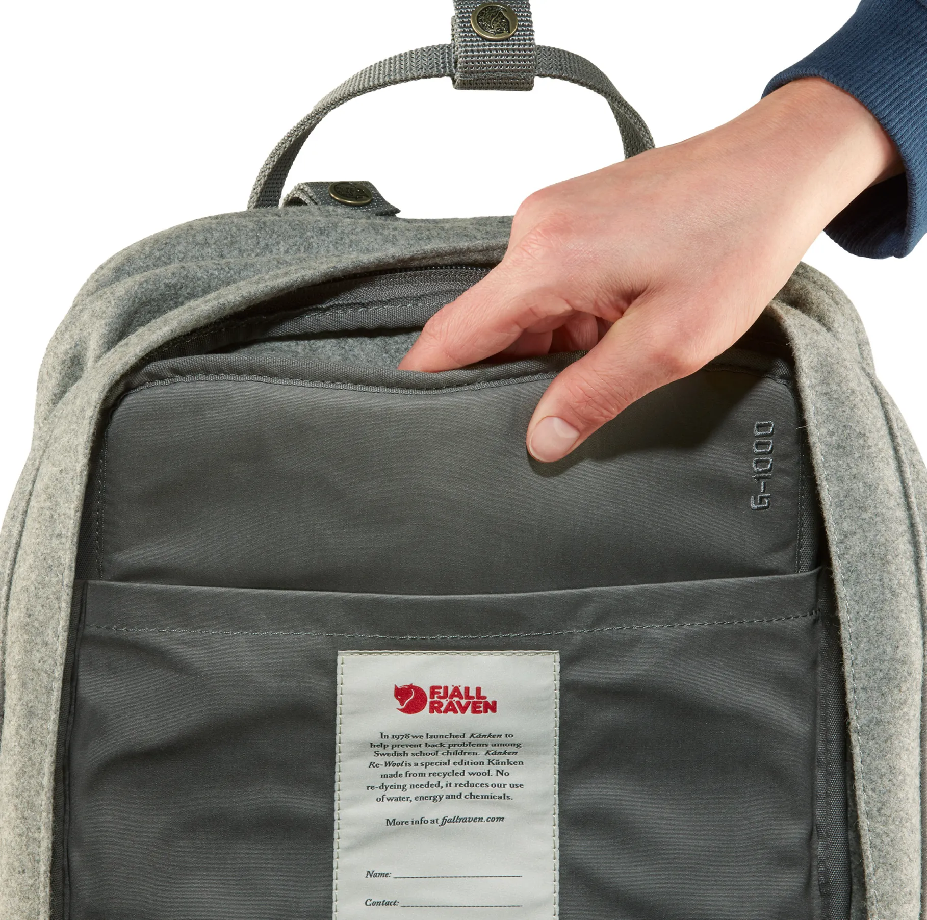 Kånken Re-Wool Laptop 15"