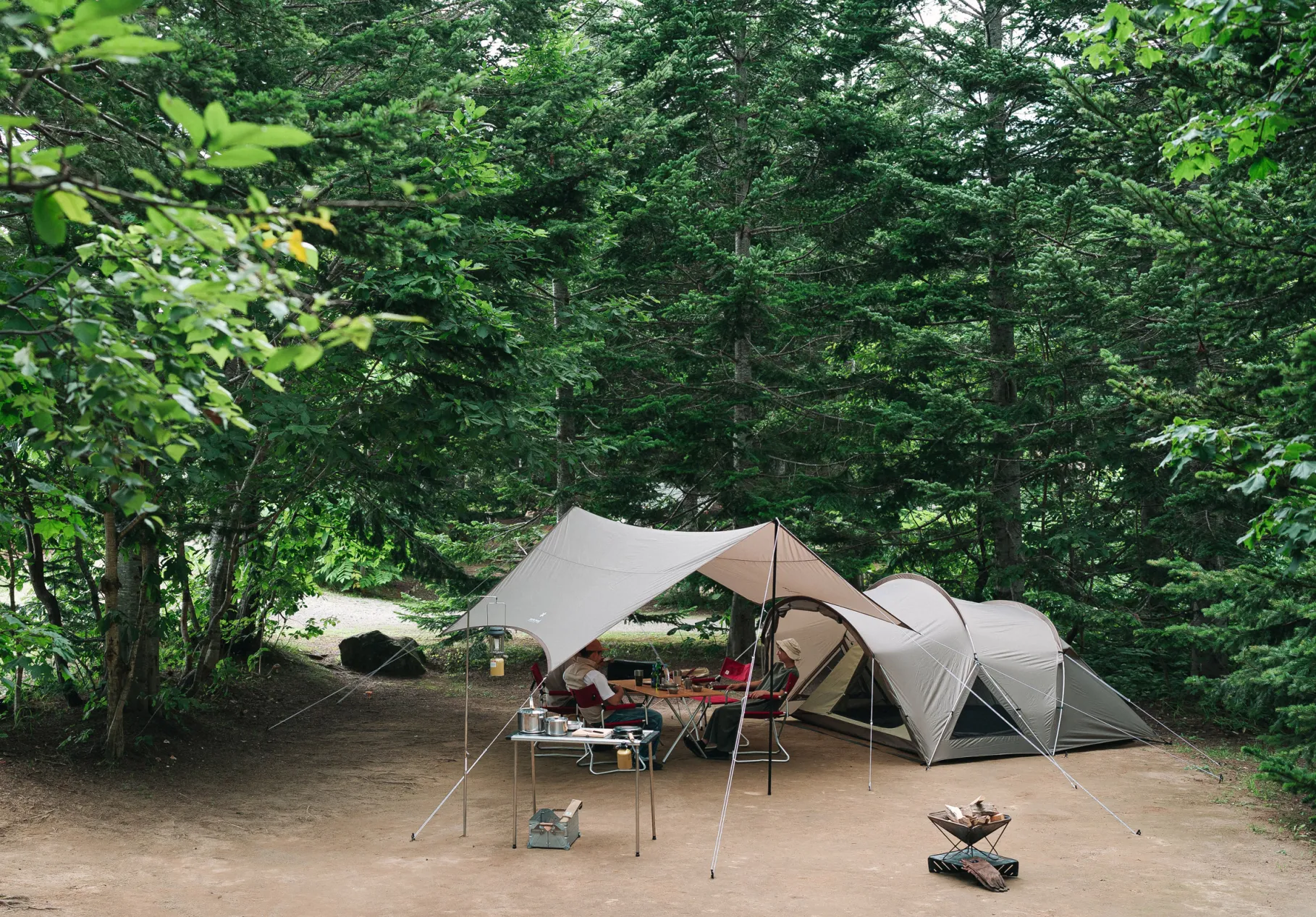 Land Nest Medium Tent & Tarp Set, 4-Personers Telt + Tarp