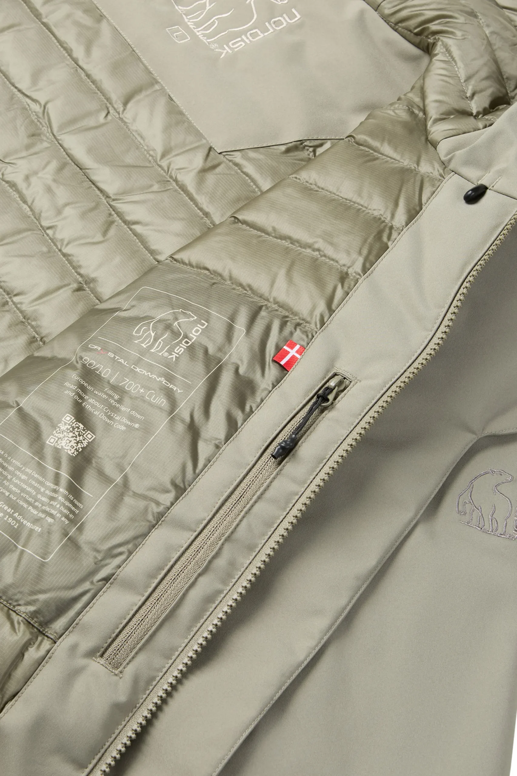 Lauge Hardshell Down Jacket Herre