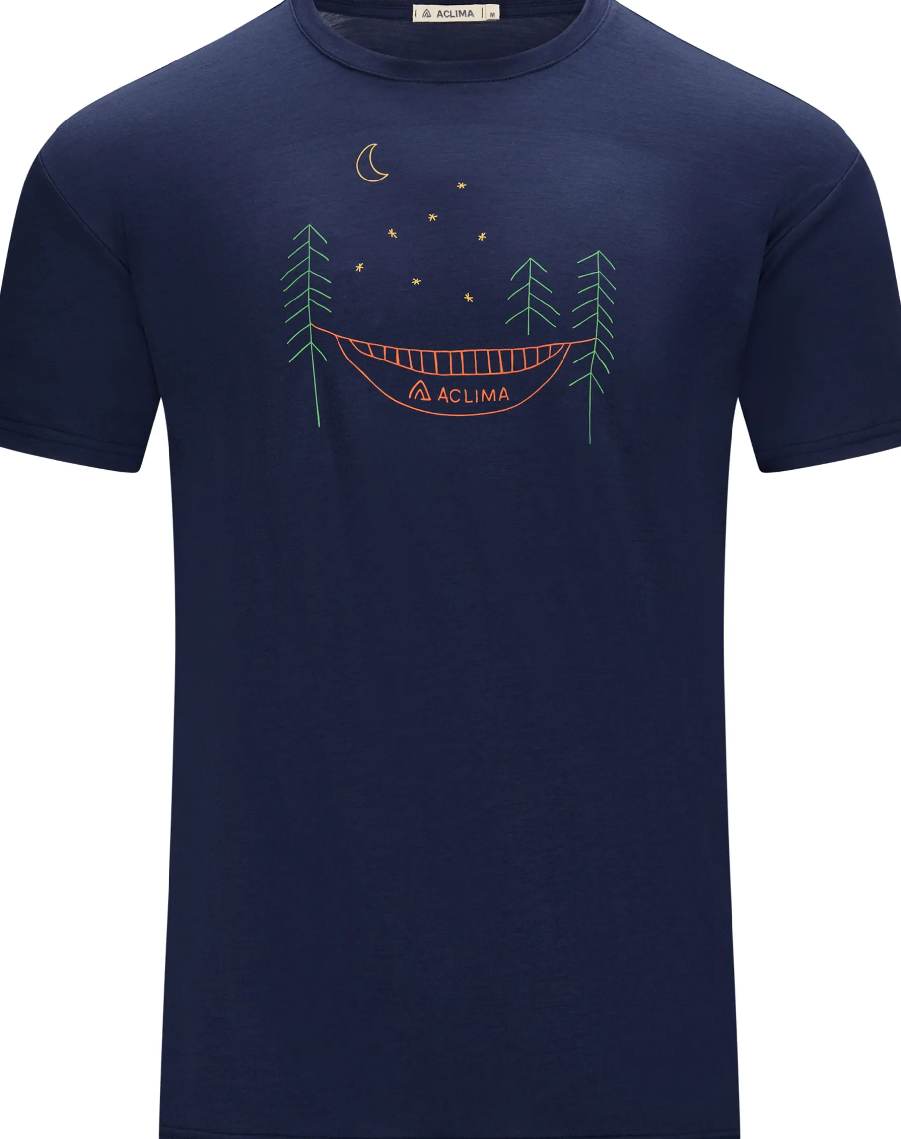 LightWool 140 Tee Forest Print Herre