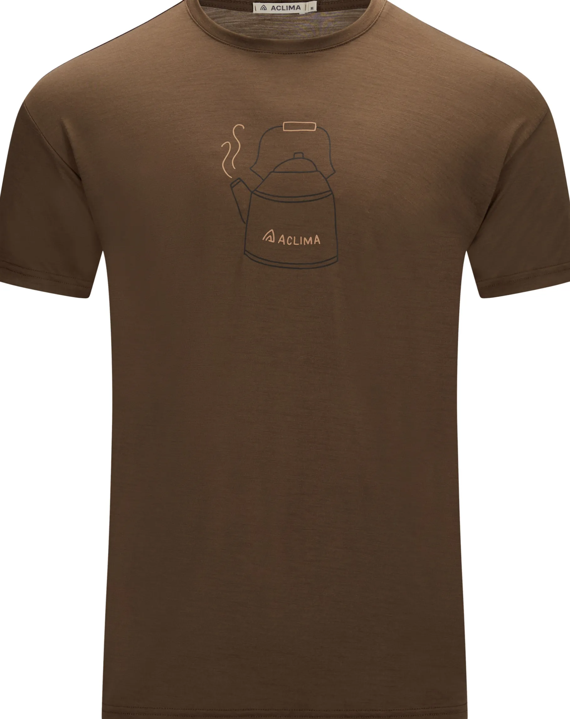 LightWool 140 Tee Kettle Print Herre