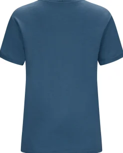 LightWool 140 Tee Sunset Print Dame