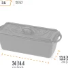 Loaf Pan with Lid K4 Brødform