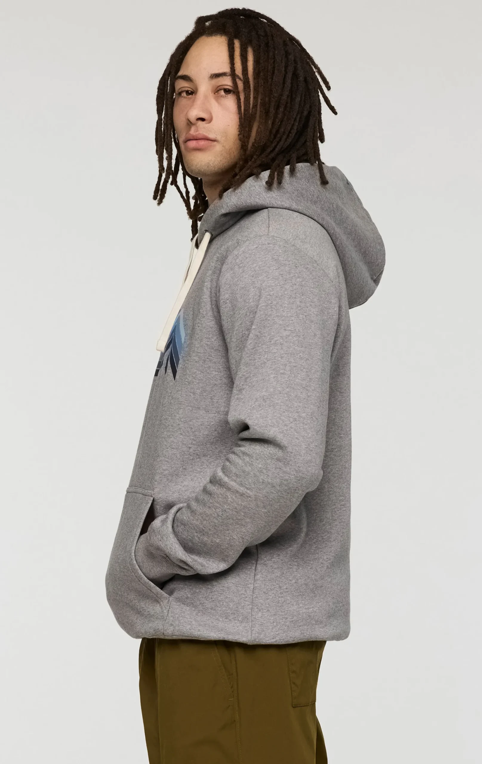 Melting Sunset Pullover Hoodie Herre