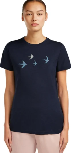 Merino 150 Tech Lite SS Tee Bird Transit Dame