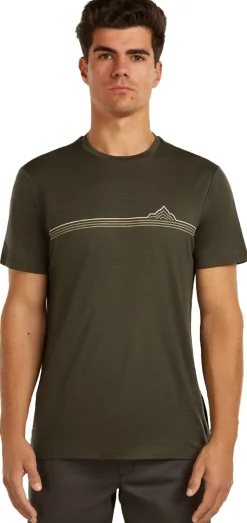 Merino 150 Tech Lite SS Tee Range Stripes Herre