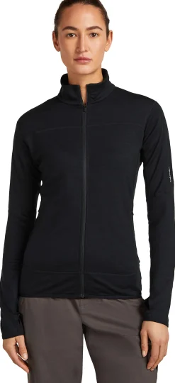 Merino Blend 300 RealFleece Descender LS Zip Dame