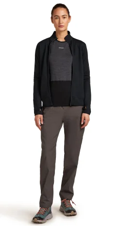 Merino Blend 300 RealFleece Descender LS Zip Dame