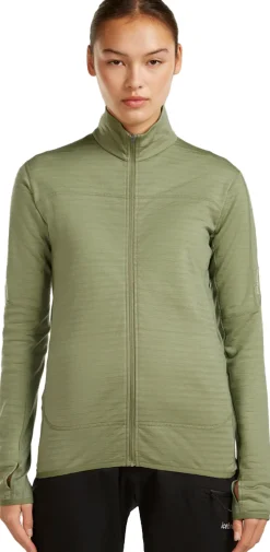 Merino Blend 300 RealFleece Descender LS Zip Dame
