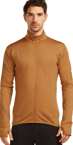 Merino Blend 300 RealFleece Descender LS Zip Herre