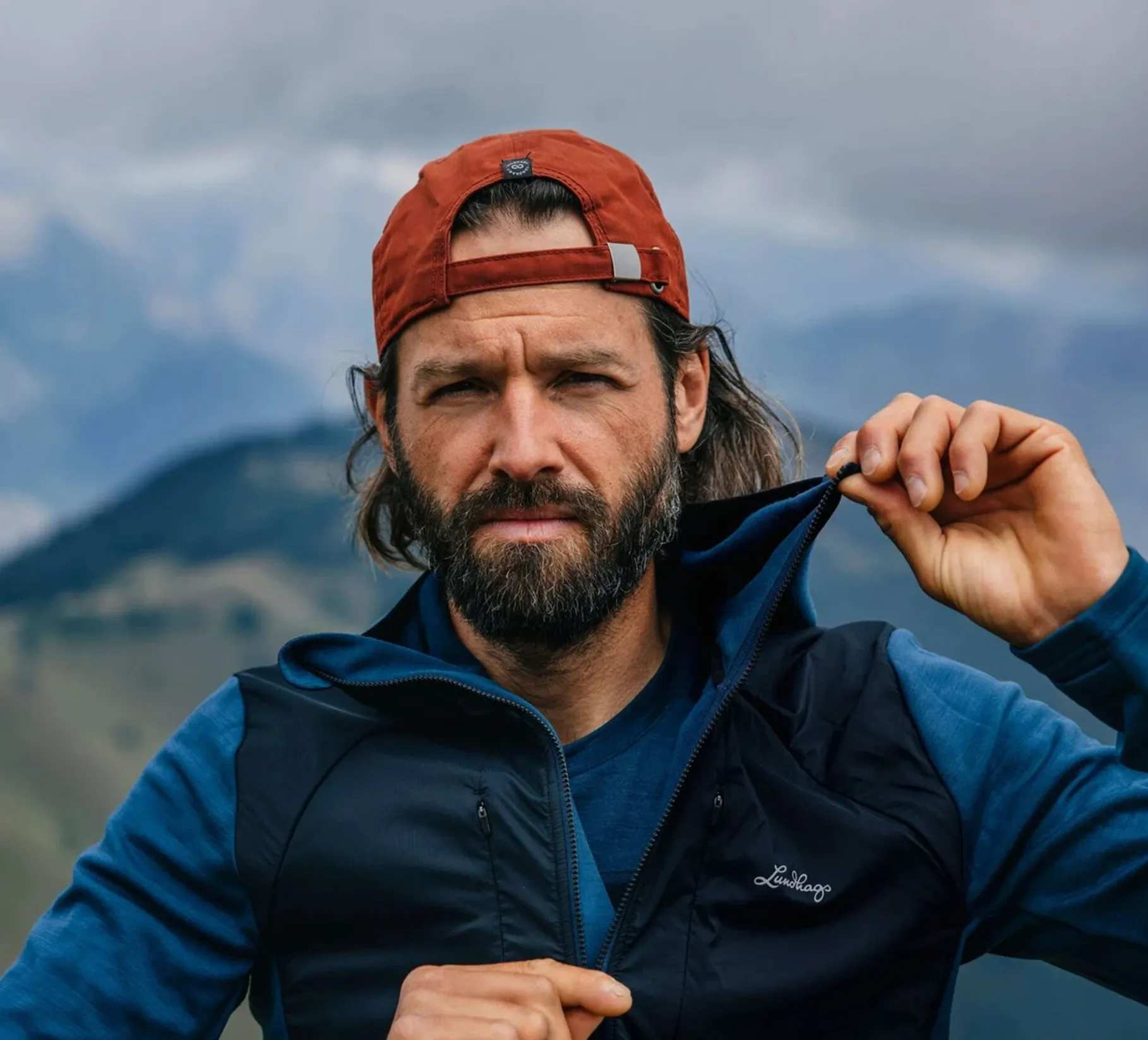Padje Merino Block Hoodie Herre