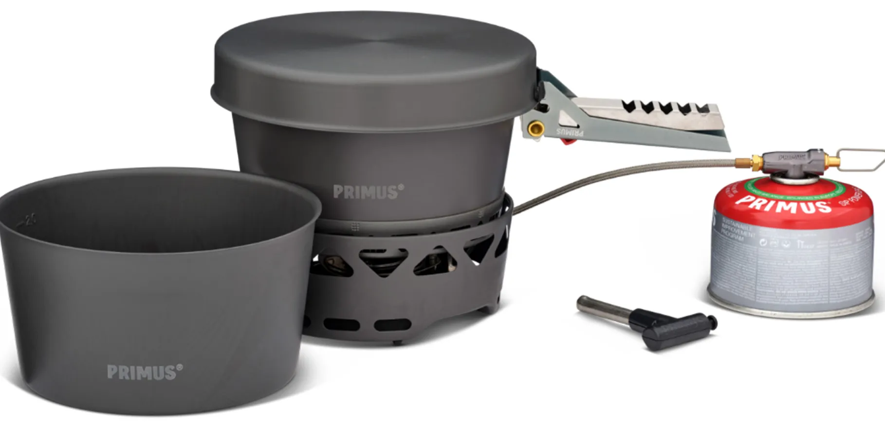 Primetech Stormkøkken II 2x2.3L w. Pan med Gasbrænder
