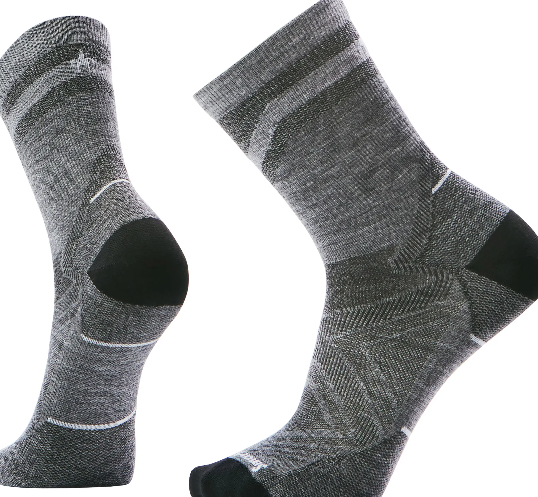 Run Zero Cushion Mid Crew Pattern Sokker