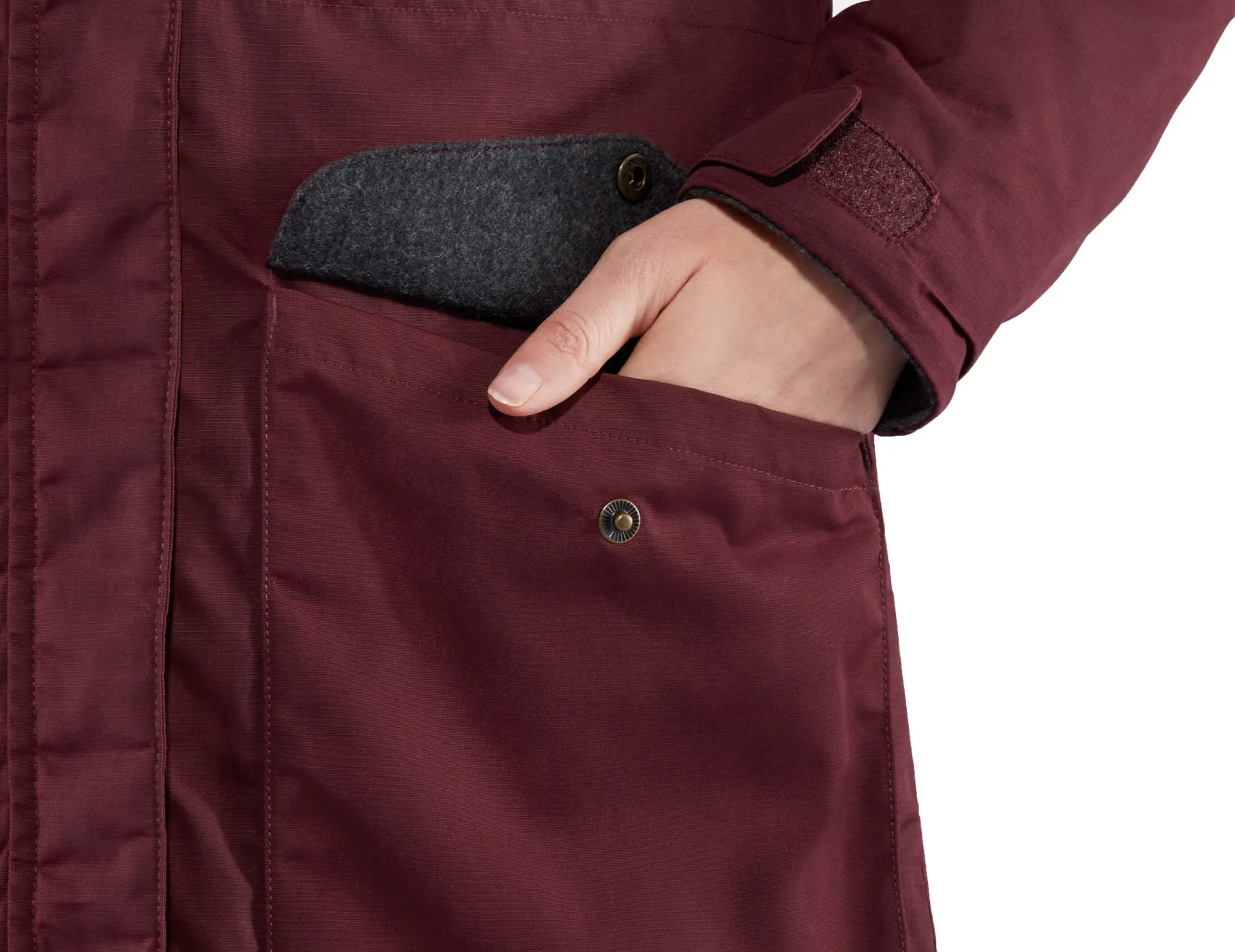 Singi Wool Padded Parka Dame