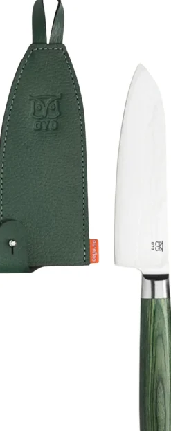 Smaragd Damask Santoku Chef's Knife