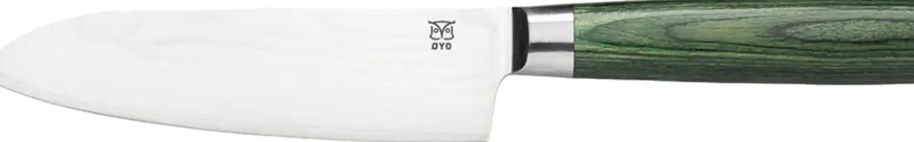 Smaragd Damask Santoku Chef's Knife
