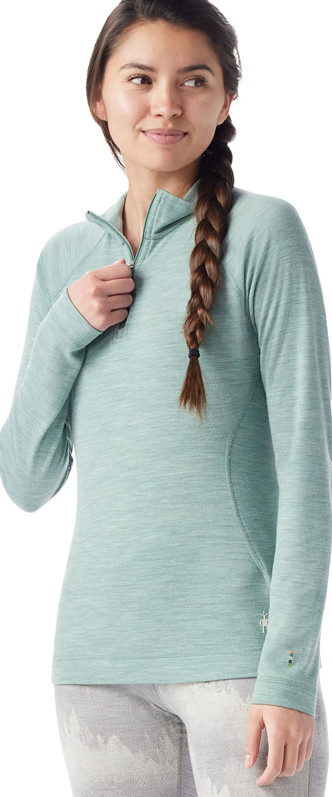 Thermal Merino Base Layer 1/4 Zip Dame