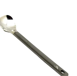 Titanium Long Handle Spoon with Polished Bowl
