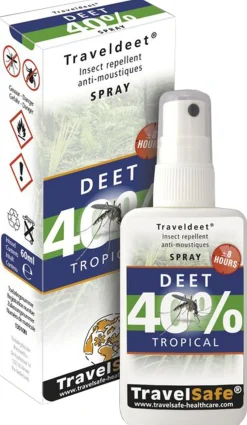 TravelDEET 40%, 60 ml Myggespray