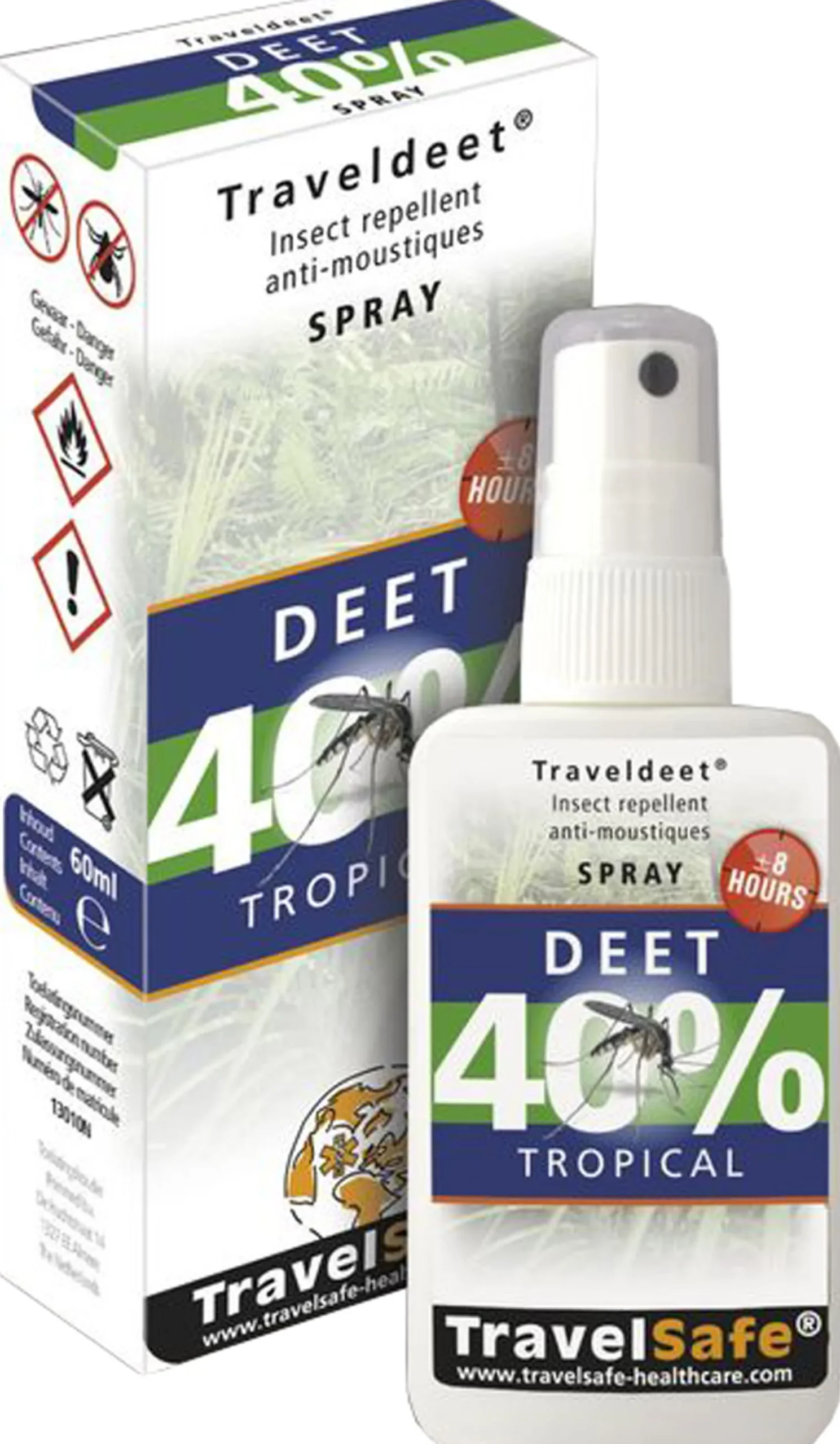 TravelDEET 40%, 60 ml Myggespray