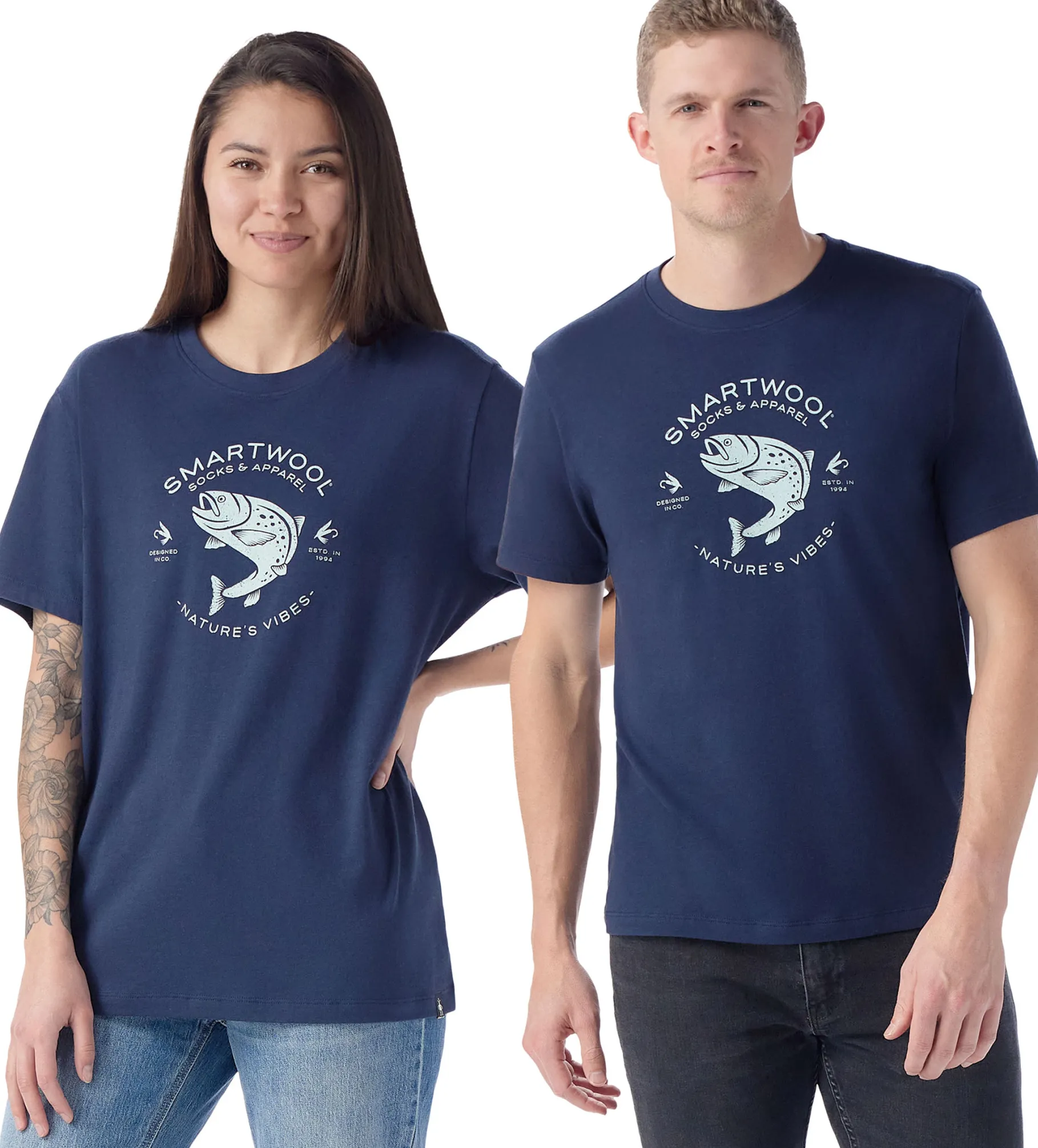 Trout Fishing Short Sleeve Graphic Tee