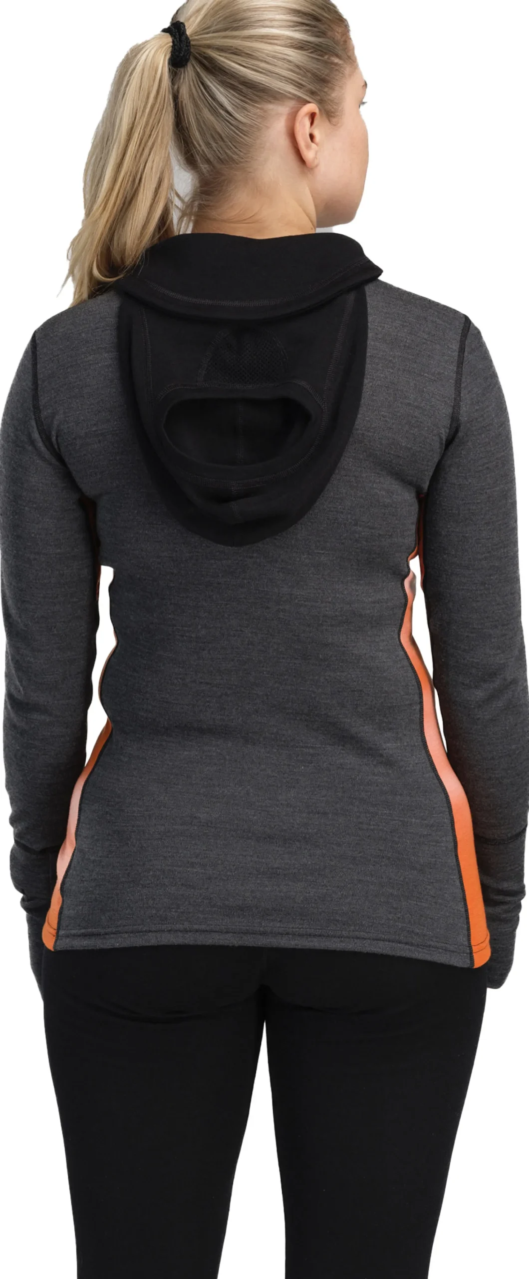 WarmWool Hood Sweater with Zip Dame