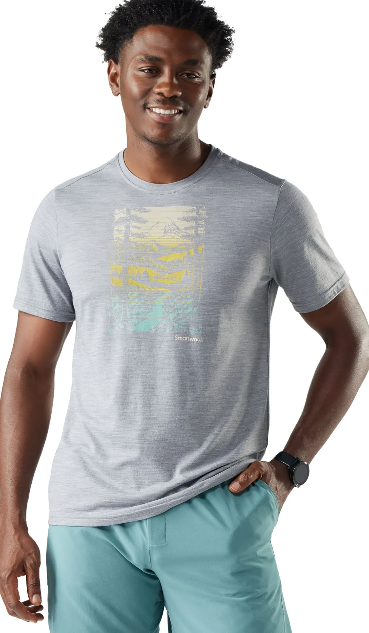 Winding Trail Active Short Sleeve Graphic Tee